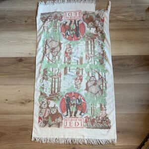 Vintage 1983 Star Wars Return of the Jedi Bath bath/beach‎ towel